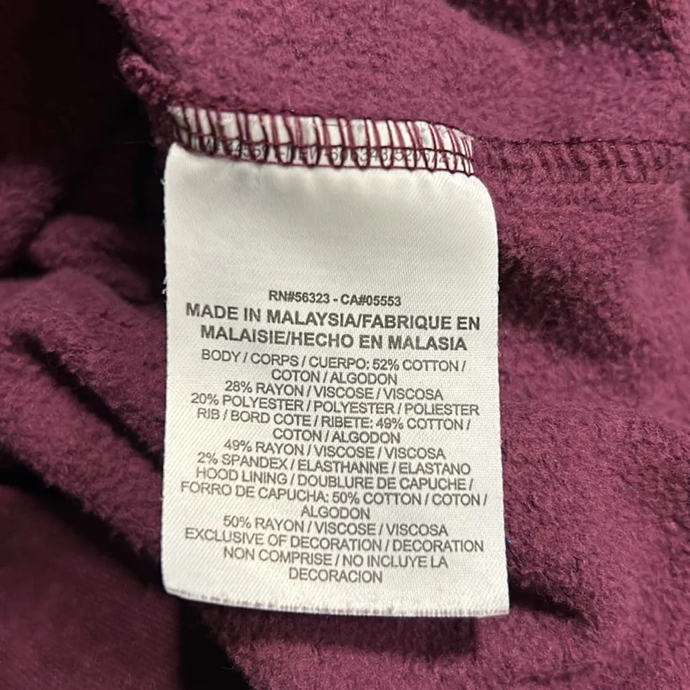 Nike Women’s Purple Funnel Neck Pullover Hoodie Size Medium - Picture 6 of 6